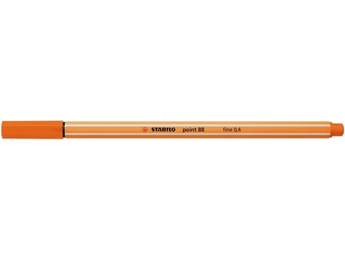 Fineliner STABILO point 88/30 fijn bleek vermiljoen