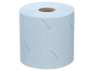 Poetsrol WypAll L10 1-laags 19,5x304m 800vel blauw 7255 - 4