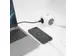 Cube multiprise ACT 3 prises inclus 2x USB C/A 1,5m blanc/gris FR/BE