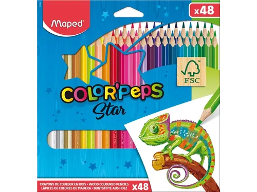 Kleurpotlood Maped Color'Peps set à 48 kleuren
