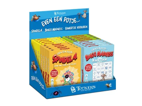 Spellenmix Even een potje display à 16 stuks assorti