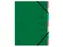 Sorteermap A4 7 vaks groen karton