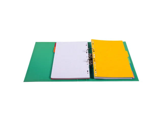 Classeur à levier PVC A4 dos de 50mm. - Vert