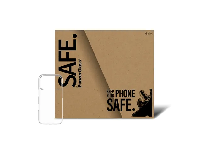 PanzerGlass SAFE. by TPU Case Transparent iPhone 17 Pro | Bulk, Hoe