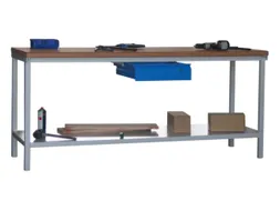 Werkbank 900x2000x700mm 1lade Frame/behuizing Ral6011 Front Ral9010