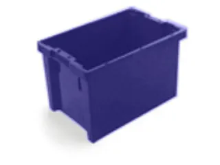 Draaistapelbak Pp Hxlxb 350X600X400Mm 65L Blauw - 1