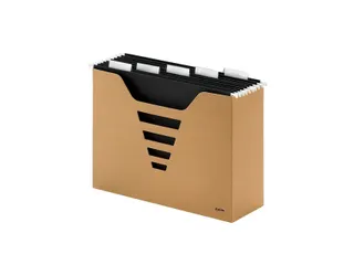 Hangmappenbox Kraft Line A4 + 5 hangmappen - 1