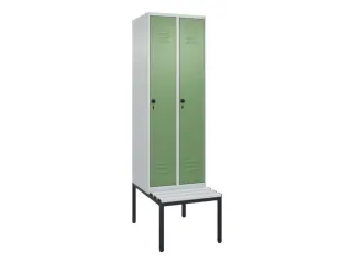 locker voor scheiding van kleding,HxBxD 2120x600x815mm,2vak - 1