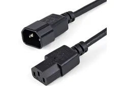 Stroom Verlengkabel, C14 naar C13 Voedingskabel 1 Meter