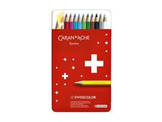 Kleurpotloden Caran d'Ache Swisscolor 12stuks assorti - 1