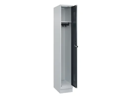 locker,HxBxD 1950x300x500mm,1vak,vak B 300mm,draaigrendel,sokkel