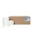 Poetspapier Cleaninq mini 1-laags 20cmx120m Wit 12 rollen