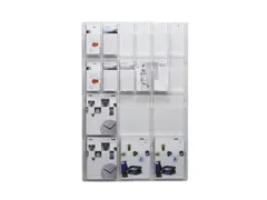 wandfolderhouder HxBxD 1157x766x51mm 6xDIN A4/12xDIN lang transparant