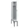 locker met bank,voor scheiding van kleding,HxBxD 2120x300x815mm,1vak