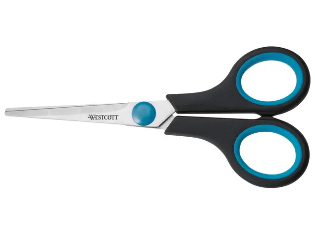 Ciseaux Westcott Easy Grip 14cm en acier inoxydable à poignées soupl