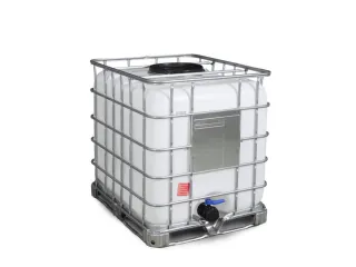 IBC-container,HxLxB 1160x1200x1000mm,1000l,invulopening Ø 400mm - 1