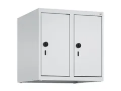 opzetkast,v. locker,2vak.,vak B 250mm,HxBxD 500x500x500mm,vleugeldeur