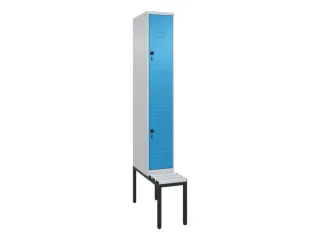 Dubbeldekse dekenkist,HxBxD 2120x300x815mm,1x2vak.,vak B 300mm - 1