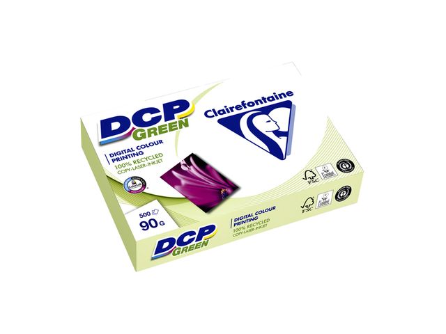 Laserpapier Clairefontaine DCP Green A4 90 gram wit 500vel | A4PapierOnline.nl