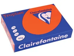 Trophée Intens gekleurd papier A4 80 gram 500vel Kardinaalrood