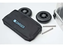 wielenset,v. transportkist,massief rubber,draagverm. 50kg,wiel Ø 125m