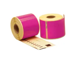 Dymo Compatible Label 99014 54x101mm Roze
