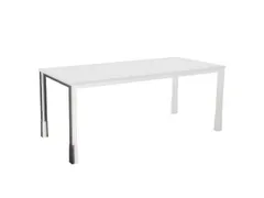 In hoogte verstelbaar bureau,HxBxD 720-840x1800x800mm,Bl-wit