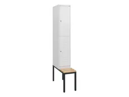 Dubbeldekse dekenkist,HxBxD 1950x300x815mm,1x2vak.,vak B 300mm