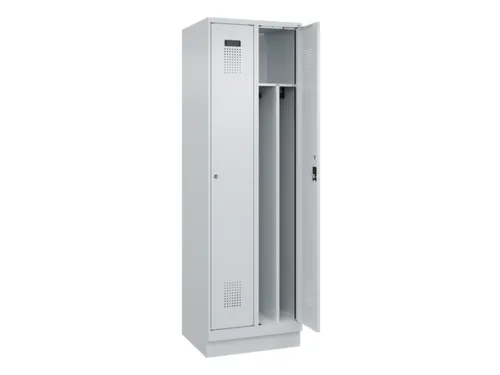 locker voor scheiding van kleding,HxBxD 1950x600x500mm,2vak