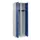 locker voor scheiding van kleding,HxBxD 1850x600x500mm,2vak