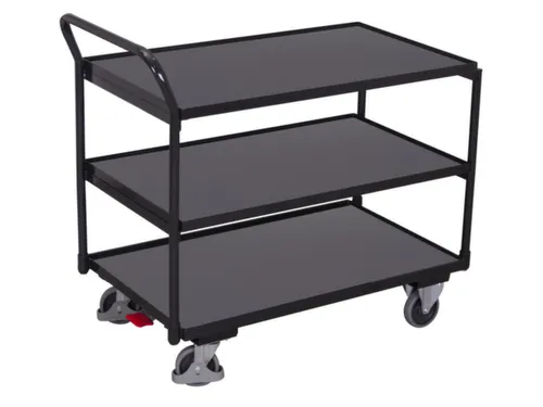 tafelwagen,draagverm. 250kg,3etage(s),laadvl. LxB 985x590mm,houtetage