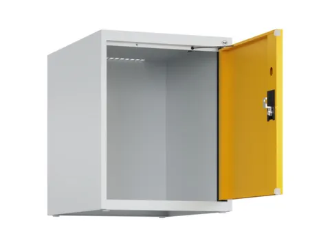 opzetkast,v. locker,1vak.,vak B 400mm,HxBxD 500x400x500mm,cilinderslot