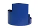 Pennenkoker MAUL roundbox 7 vakken Ø140x125mm blauw