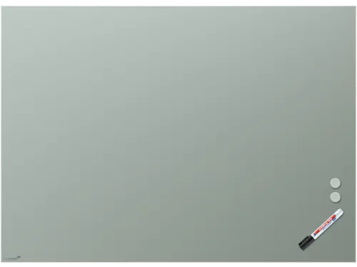 Mat Glasbord 90x120cm Sage Green rechte hoeken