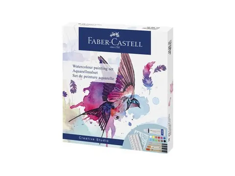 Waterverfset Faber-Castell 18-delig