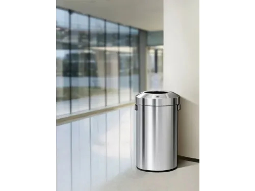 Afvalbak Urban Bin 120 liter Mat RVS