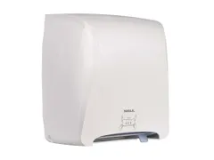 Handdoekdispenser papieren rol MAULcare Autocut Wit