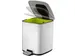 Vierkante Pedaalemmer Regent Step Bin 6 Liter Wit