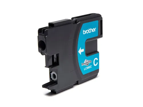 Inktcartridge Brother LC-980C blauw