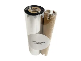 03200GS11007 Zebra 3200 Premium Wax/Resin 110mm x 74m TT lint - 1