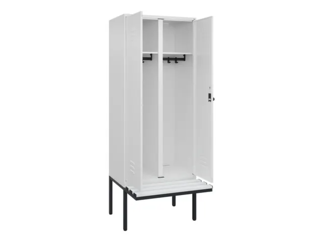 locker voor scheiding van kleding,HxBxD 2120x800x815mm,2vak