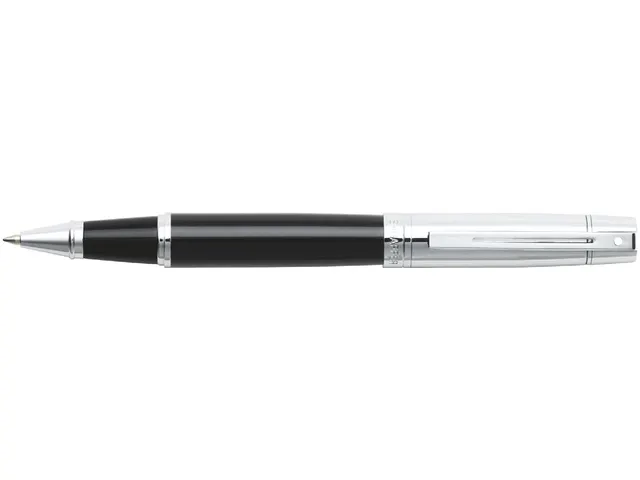 Balpen SHEAFFER 300 E9314 Black barrel chrome cap chrome plated