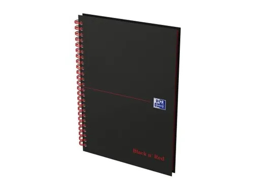 Notitieboek Oxford Black n' Red A5 70v lijn