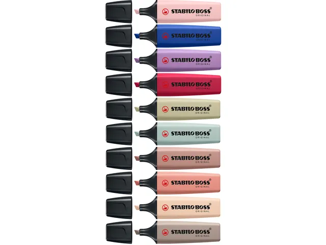 Markeerstift STABILO Boss Wildflower NatureColors 10 stuks assorti