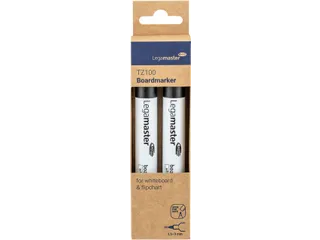 Viltstift Legamaster TZ100 Whiteboard Rond Zwart 1.5-3mm 2st - 4