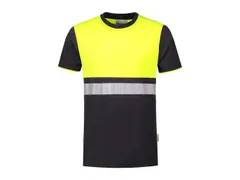 Santino Hannover T-shirt, grijs/geel, maat L, per stuk
