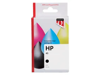 Inktcartridge Quantore alternatief tbv HP 51645A 45 zwart - 1