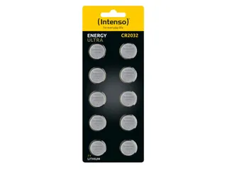 Intenso 7502430 Knoopcelbatterij CR2032 10 stuks - 2