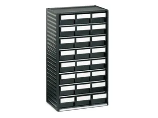 ESD-assortimentskast,HxBxD 550x310x180mm,24lade(n),laden zwart - 5