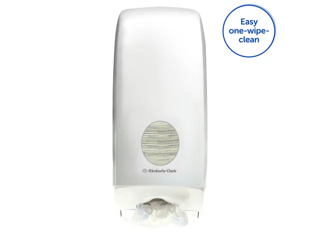 Toiletpapierdispenser Kimberly Clark Aquarius gevouwen wit 6946